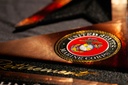 Military USMC Star Retirement Plaque