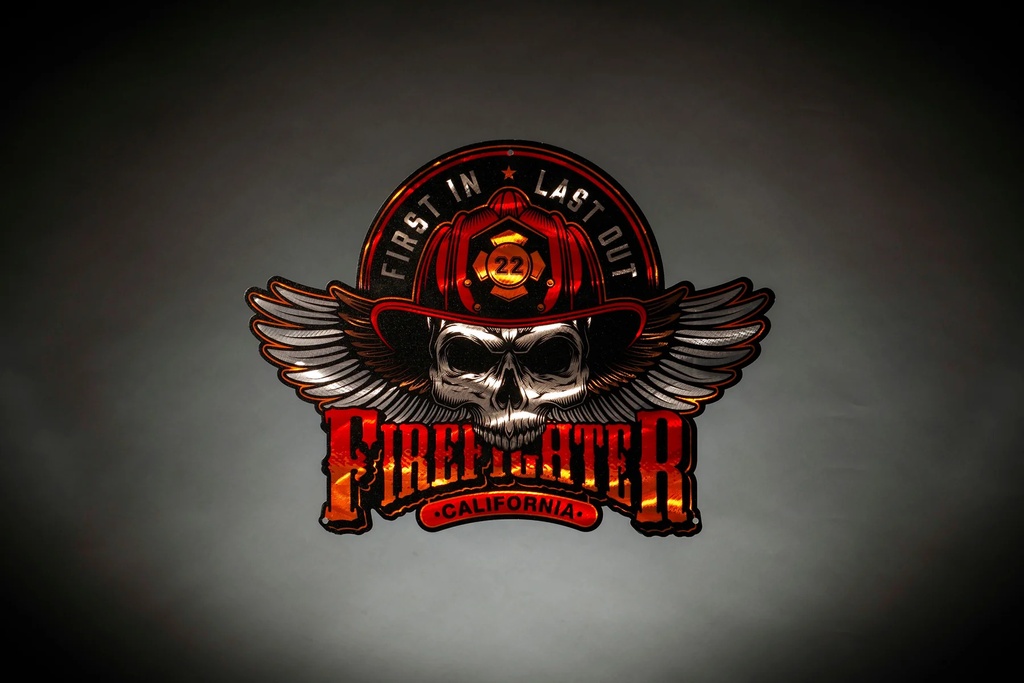 Personalized Skull Fire Helmet
