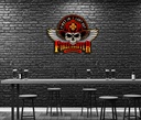Personalized Skull Fire Helmet
