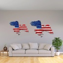 Soaring Eagle American Flag