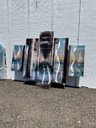 5-Panel Metal Landscape Art