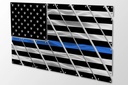 Multi-Panel Metal American Flag