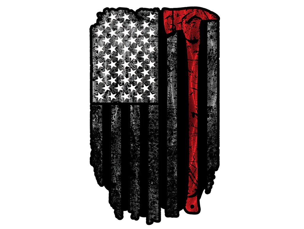 Charred Fire Flag (18")